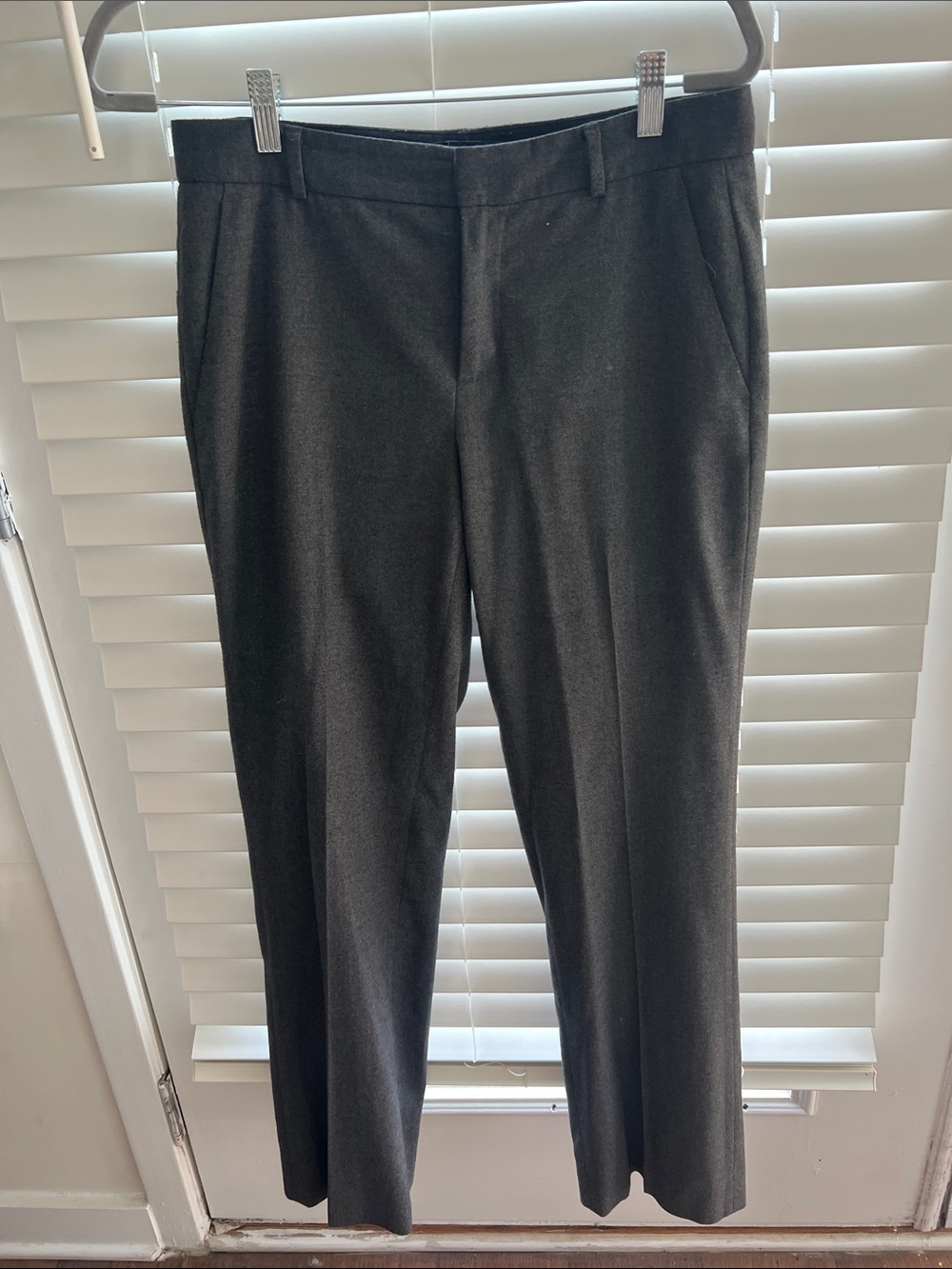 Banana Republic Women's Charcoal Gray Tailored Trousers